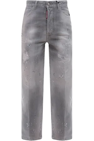 Dsquared2 Jeans con mini strass ed effetto used