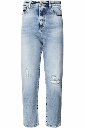 Icon Denim Jeans Karolina in denim di cotone