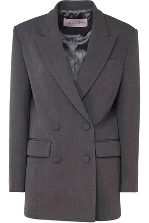VALENTINO GARAVANI Blazer Lungo In Lana Vergine