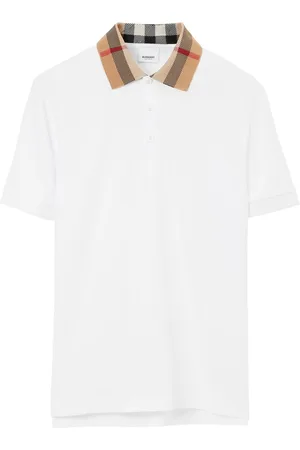 Burberry Polo con dettaglio stampa vintage check