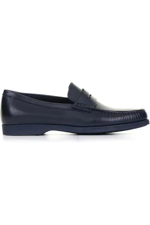 Fratelli Rossetti Mocassino In Pelle Blu Marine