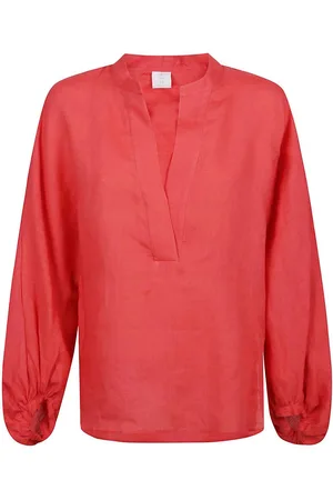 ELEVENTY Camicia Corallo In Lino
