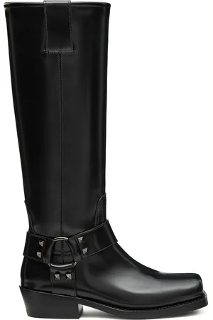VALENTINO GARAVANI Stivale Rockstud T 40 Vitello