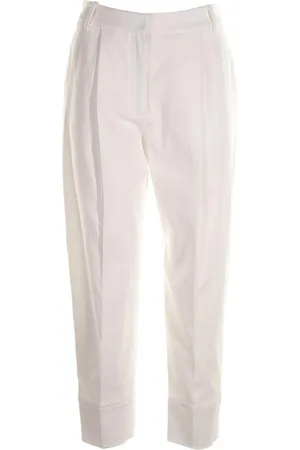 ELEVENTY Pantalone Pince Bianco