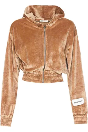 hinnominate Felpa con zip in ciniglia