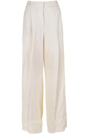 ELEVENTY Pantalone A Vita Alta In Lino