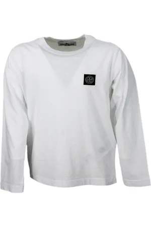 Stone Island T-Shirt bianca