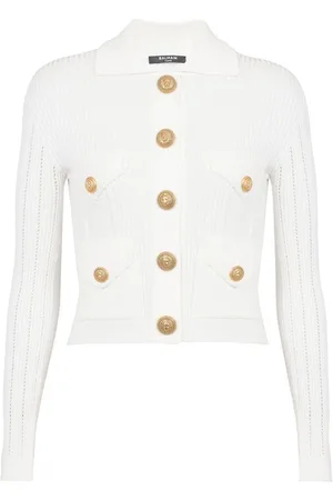 Balmain Cardigan Con Bottoni