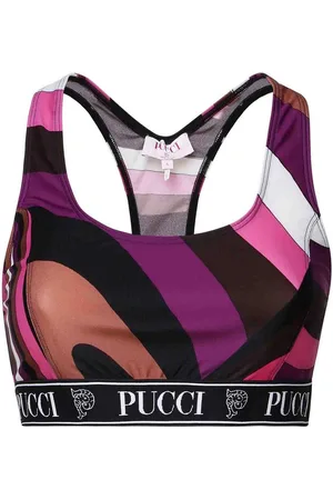 Emilio Pucci Top corto sportivo Iride