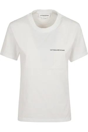 Victoria Beckham Shrunken Logo Tee