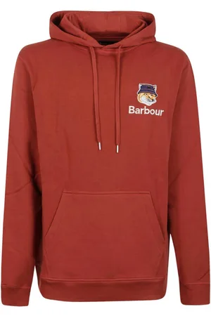 Barbour Felpa in cotone con testa di volpe
