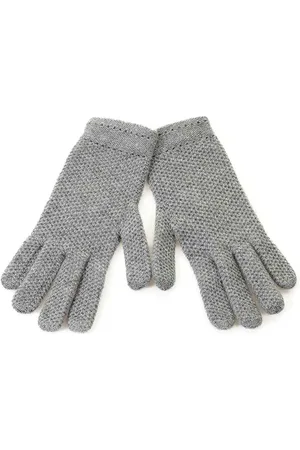 INVERNI Guanto In Puro Cashmere A Nido Dape