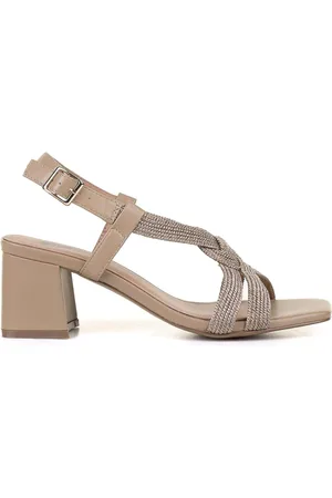 Bibi Lou Sandali Beige Intrecciato