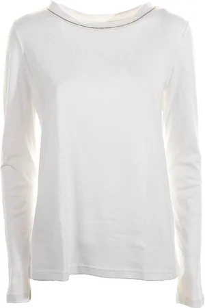 ELEVENTY Maglia A Maniche Lunghe Bianca