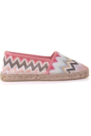 Missoni Espadrillas Slip On In Tessuto Chevron