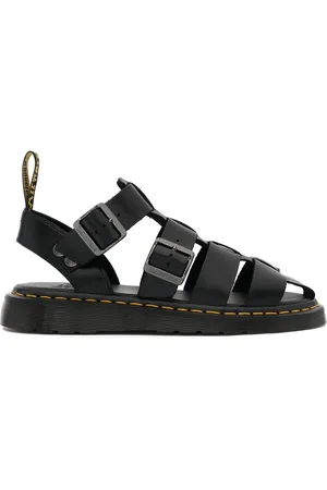 Dr. Martens Sandali in pelle dal design a gabbia