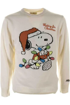 MC2 SAINT BARTH Maglia Girocollo Bianca Snoopy