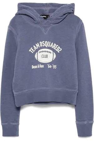 Dsquared2 Felpa con cappuccio con stampa logo