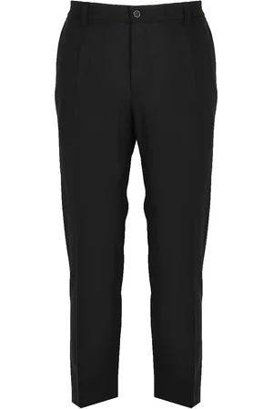 Dolce & Gabbana Pantalone elasticizzato con dg ricamato
