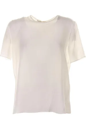 ELEVENTY Blusa Bianca In Seta