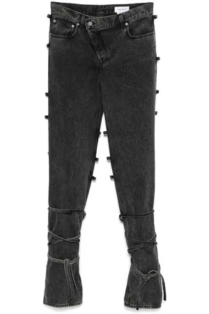 Alexander McQueen Jeans larghi legati