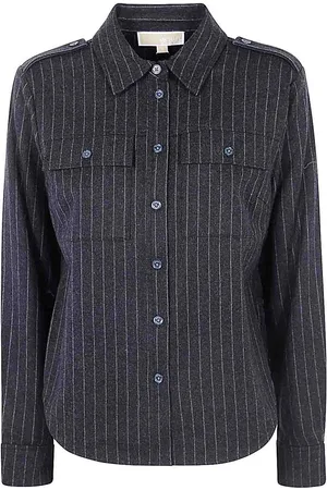 Michael Kors Camicia militare aderente in lana