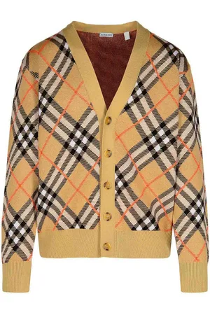 Burberry Cardigan in lana a quadri