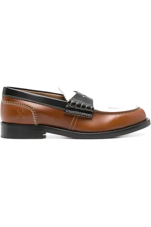 College Mocassini in pelle color block
