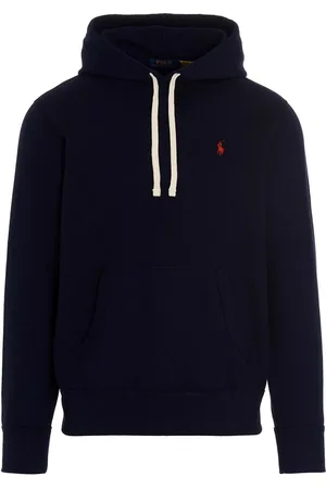 Ralph Lauren Felpa con cappuccio ricamato con logo