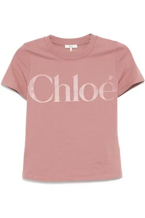 Chloé Shirt con logo floccato