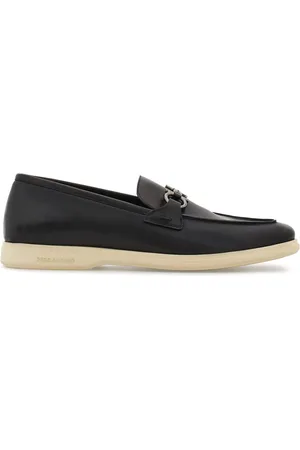 Salvatore Ferragamo Mocassini in pelle con placca Gancini