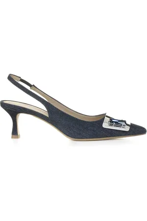 ROBERTO FESTA Chanel Slingback In Jeans Vintage