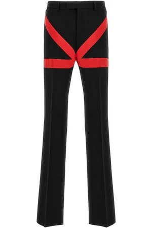 Salvatore Ferragamo Pantaloni con inserti a contrasto
