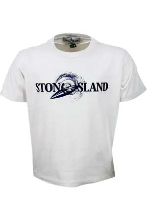 Stone Island T-Shirt bianca