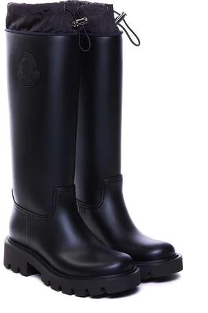 Moncler Stivali da pioggia alti Kickstram neri