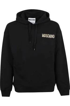 Moschino Felpa con logo gommato