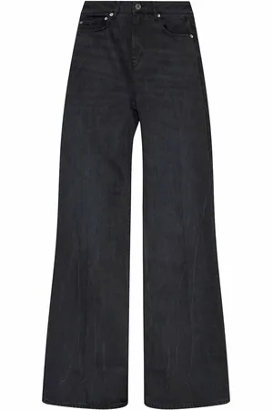 Ami Jeans a gamba larga in cotone