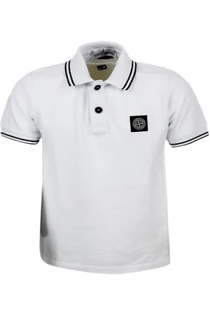 Stone Island T-Shirt bianca