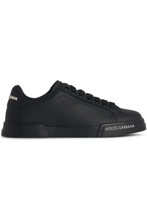 Dolce & Gabbana Scneaker Portofino in pelle nera