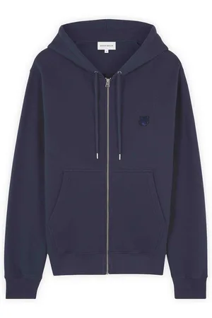 Maison Kitsuné Felpa con cappuccio con cerniera