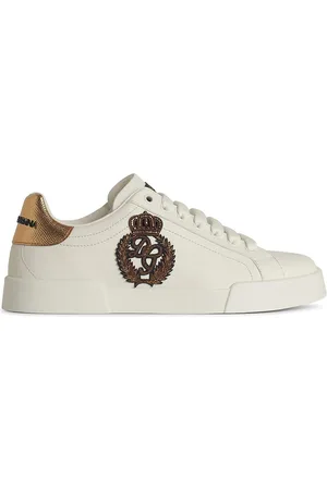 Dolce & Gabbana Sneakers Portofino in Pelle Bianca