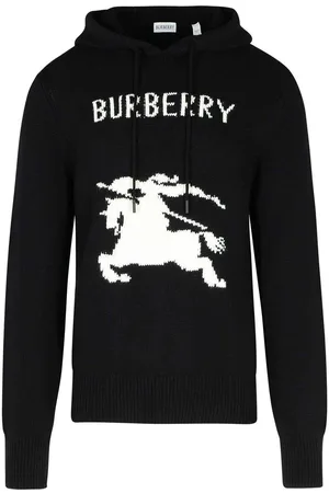 Burberry Maglione in Misto Lana Nera