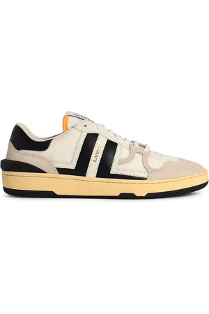 Lanvin Sneakers in misto pelle argilla