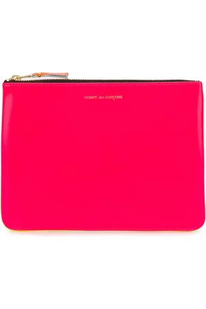 Comme des Garçons Portafoglio della linea Pelle Super Fluo