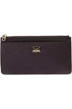 Dolce & Gabbana Portacarte grande dauphine logo bordeaux