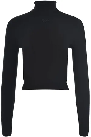 Diesel Maglione A Collo Alto In Lana E Cashmere