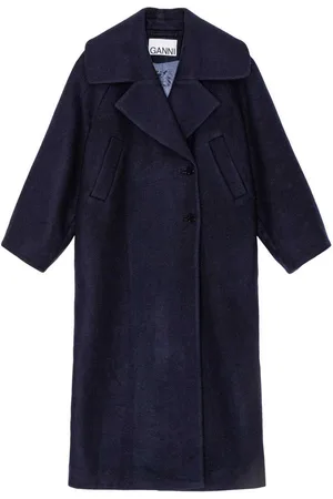 Ganni Cappotto in Lana Cotta