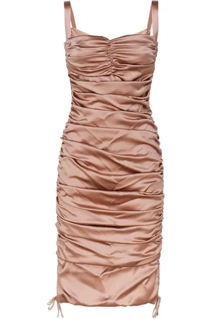 Dolce & Gabbana Abito midi in seta stretch