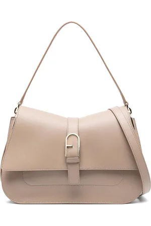Furla Borsa a tracolla grande color cipria