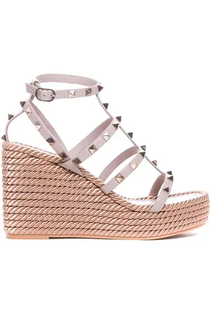 VALENTINO GARAVANI Sandali con zeppa Rockstud